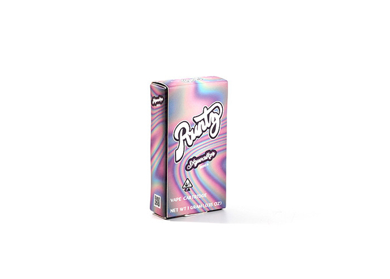 Oil Cartridge Cannabis Box Packaging Vape With Special Paper