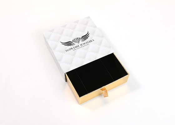 Luxury Cardboard Jewelry Packaging Box , Offest Printing Jewelry Drawer Box