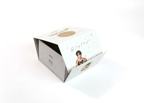 Luxury Paper Magnetic Foldable Packaging Box Sustainable For Ice Cream