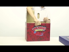 Caja de tarjeta de papel de encargo de Logo Foldable Packaging Box Mattle Lamaniation 0.35m m